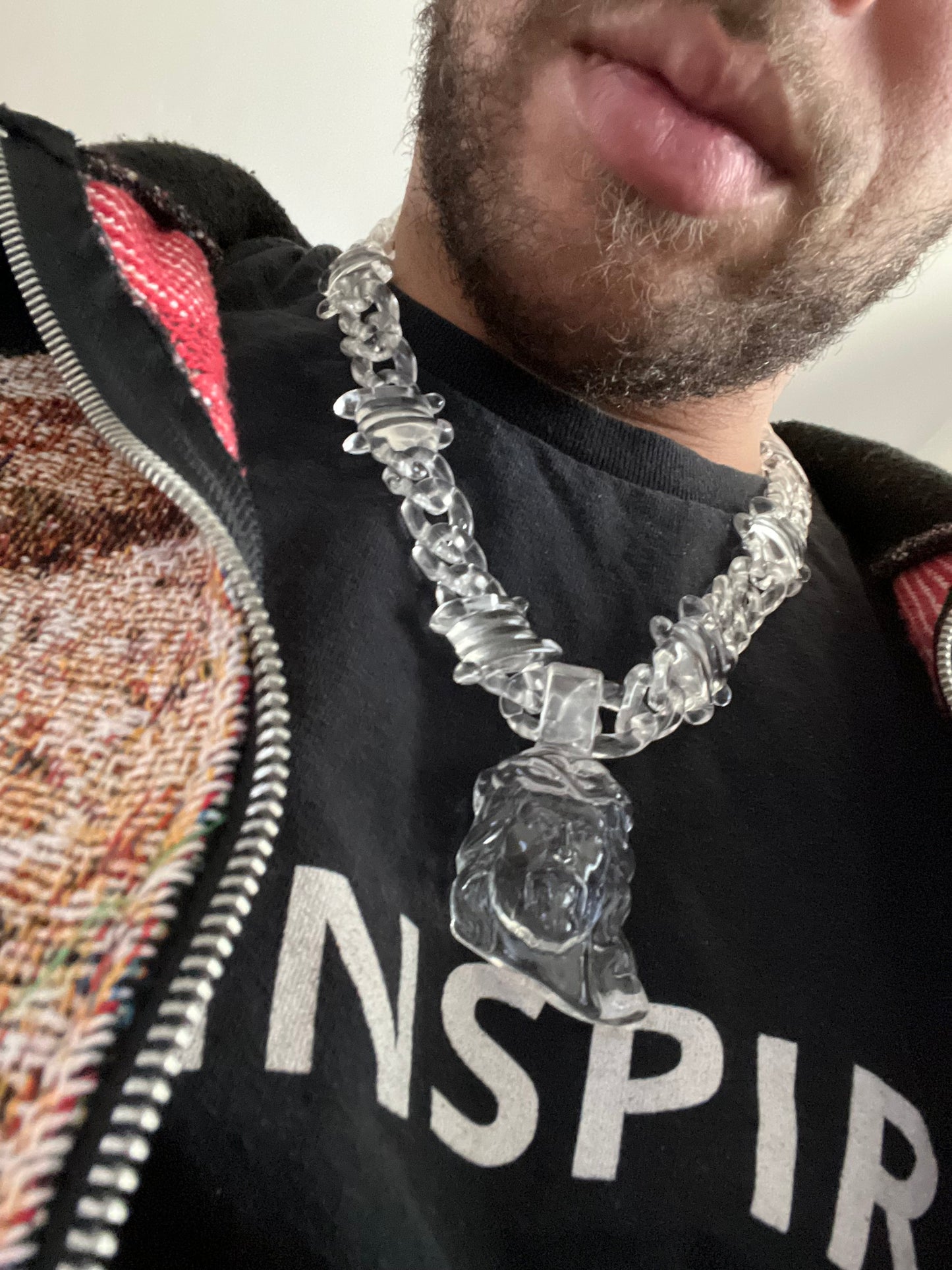 Jesus Peace Necklace — Protection & Strength, Worn Daily