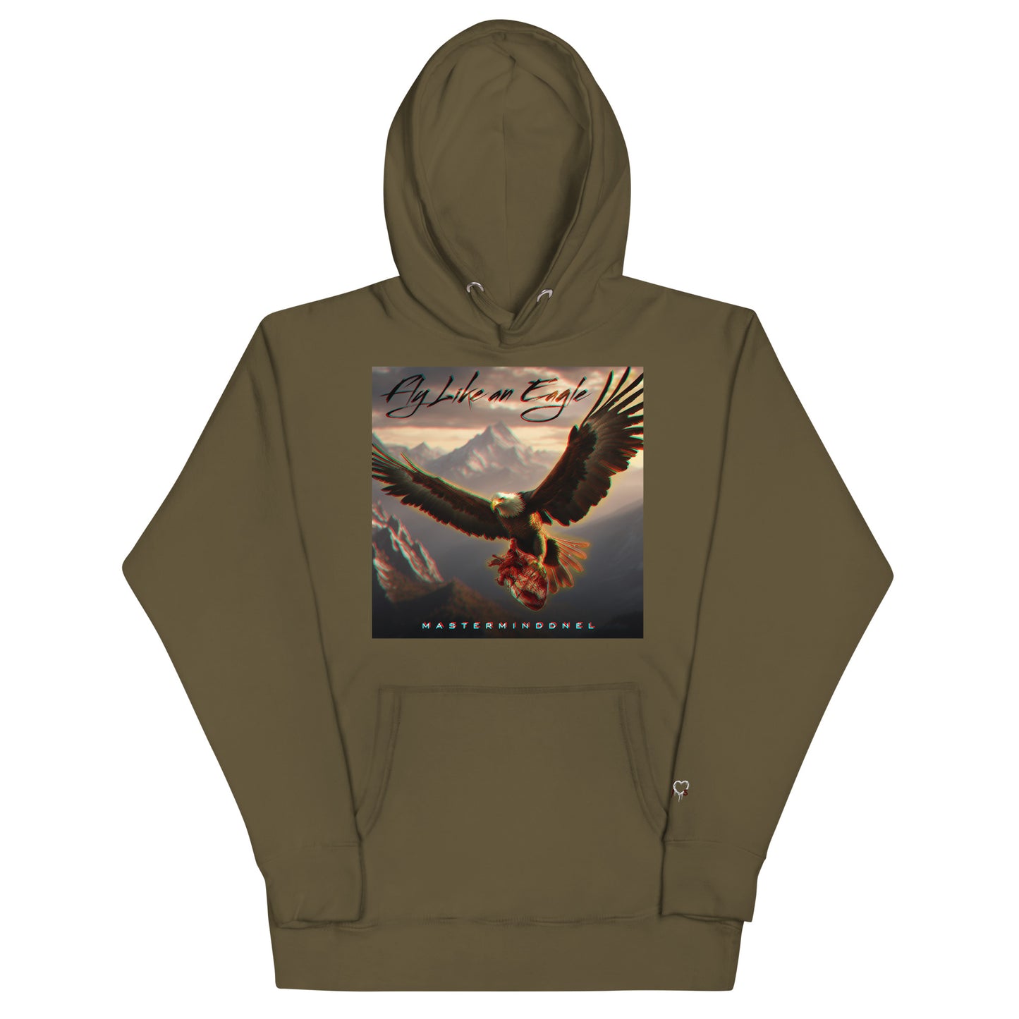 Fly like an eagle “MusQ Hearts” Hoodie